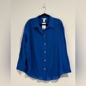 H&M Royal Blue Shirt